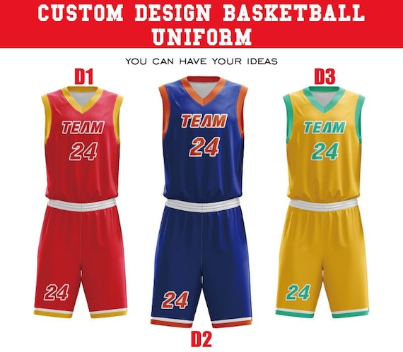 Custom LOGO Number Name Basketball Jersey Short Pants Men's Youth  Sleeveless Jerseys Basketball uniform Set