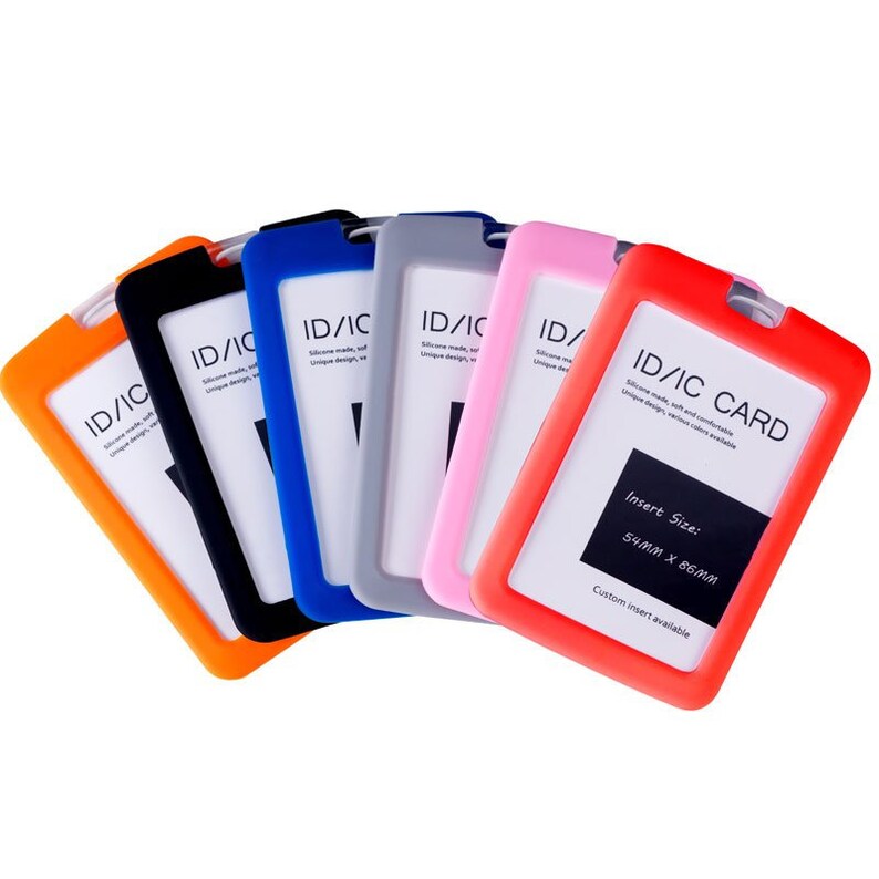 Silicone Badge Holders Etsy