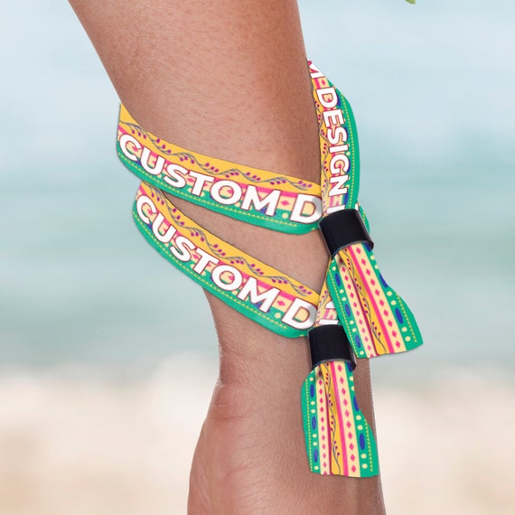 Custom Personalised Fabric Wristbands for Event Festival - Etsy