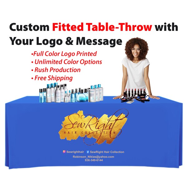 Tablecloth With Logo Etsy