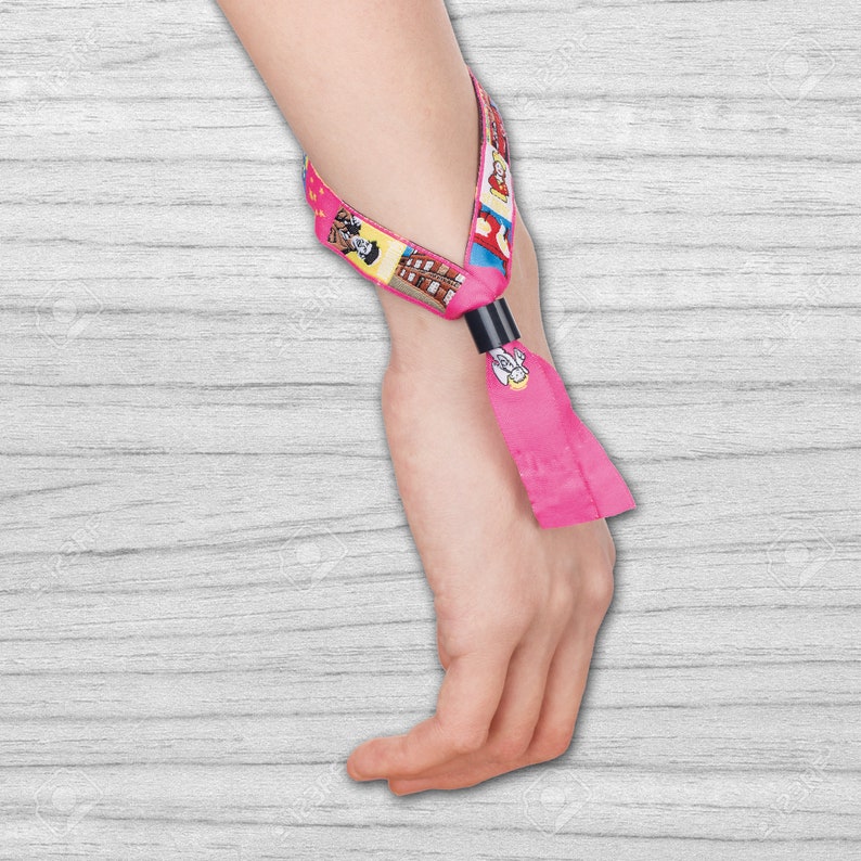 Personalised fabric wristbands Clearance