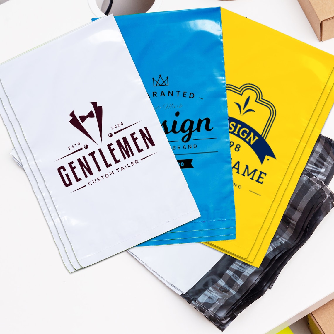 Custom Small Poly Mailers With Logo Printed Polybag Custom Etsy