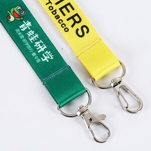 Full Color personalize Lanyards with your name company, school logo, business name Custom printed on lanyards, Keys & id holder image 2