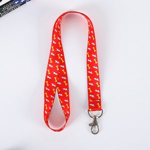 Full Color personalize Lanyards with your name company, school logo, business name Custom printed on lanyards, Keys & id holder image 5