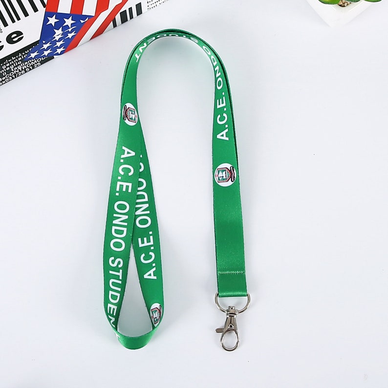 Full Color personalize Lanyards with your name company, school logo, business name Custom printed on lanyards, Keys & id holder image 4