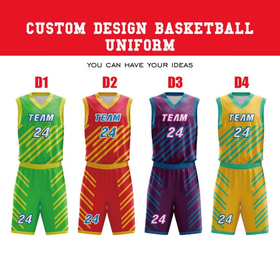 Kids Basketball Jersey Basketball Outfit Sublimation Custom