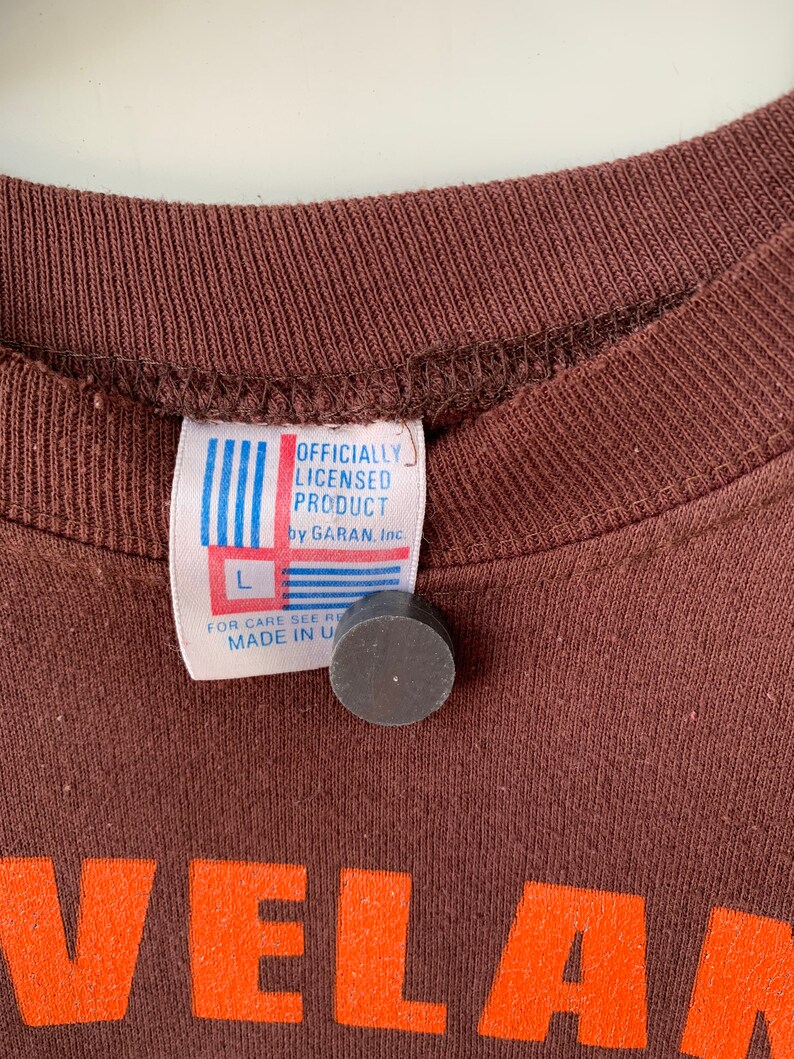 Vintage 80s Brown Cleveland T-shirt Size L