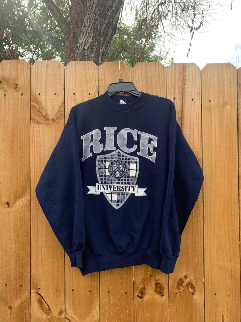vintage rice university sweatshirt
