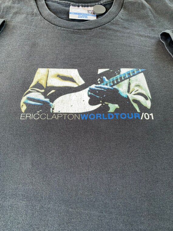 Vintage Eric Clapton World Tour T-shirt Size XL