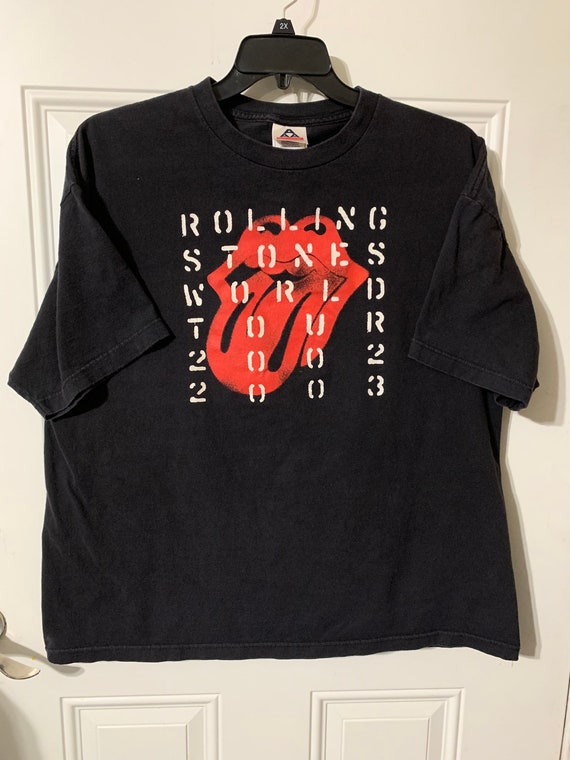 Vintage Rolling Stones World Tour T Shirt a Size Xxl Etsy