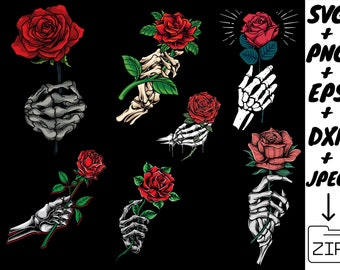 Aesthetic Skeleton Hand Holding Rose Rjlmxzrkrhcfxm https www etsy com market rose skeleton hand