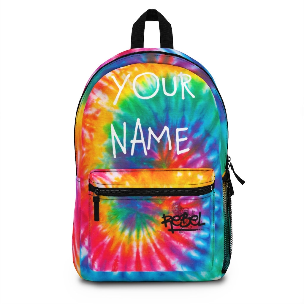 Personalized Backpack Custom Tie Dye Lightweight Etsy