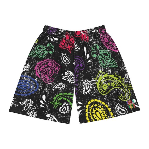 Men's Graphic Basketball Shorts No Pocket Moisture Wicking Etsy