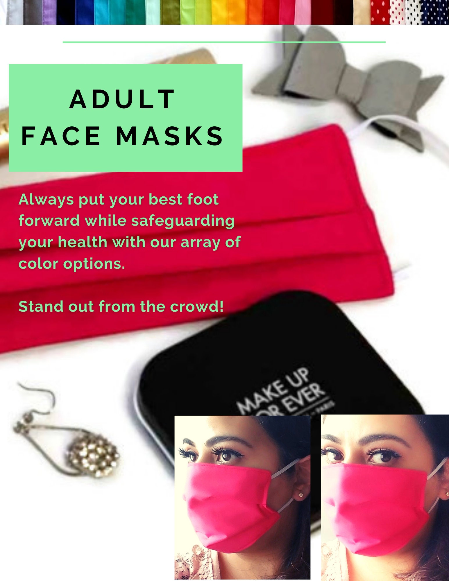 Easy Breathe Face Mask Multi Layer Face Mask Black Face Etsy