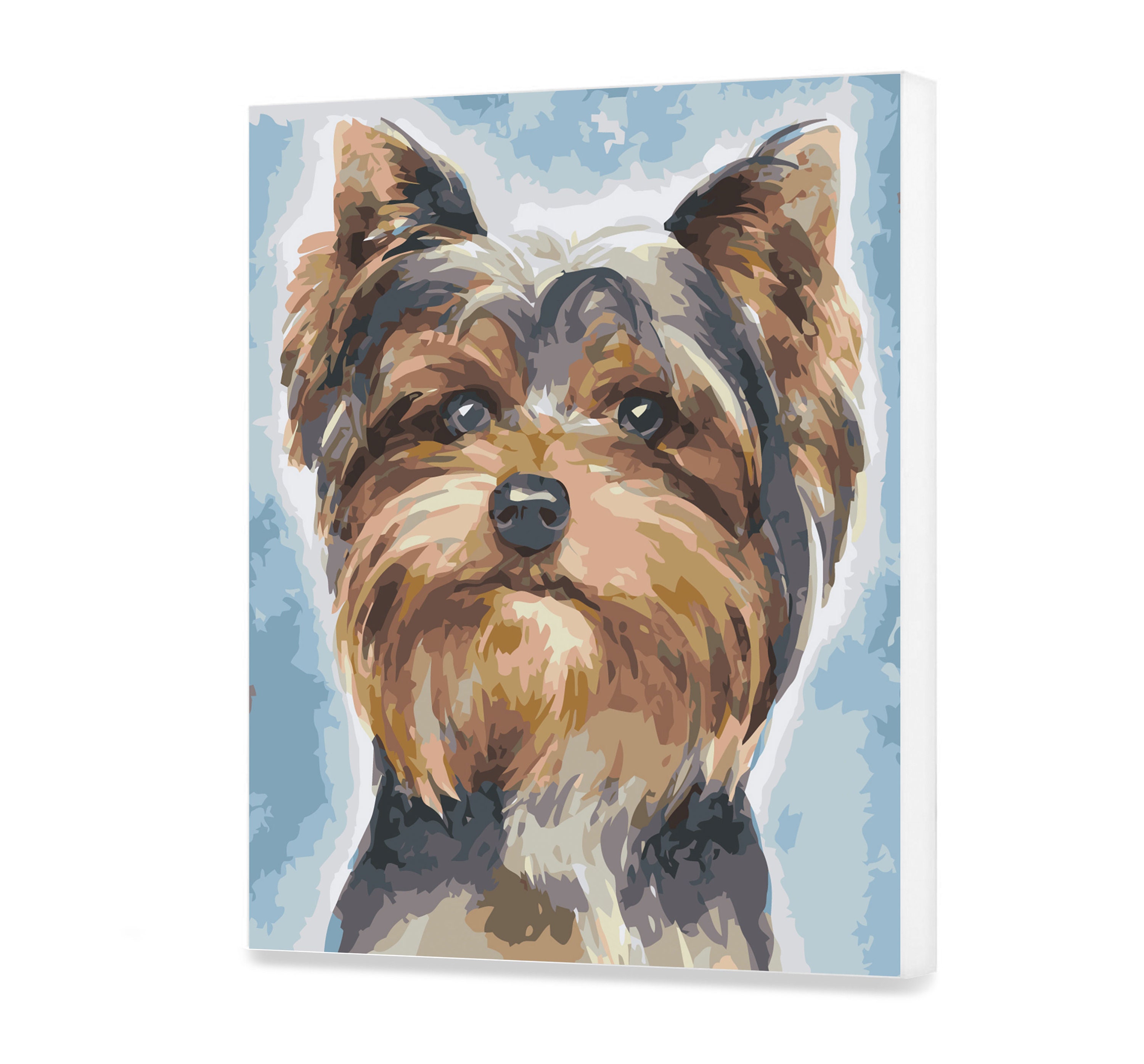 アクリル画 犬 ヨークシャテリア 絵画 アクリル画 犬 ヨークシャテリア 絵画