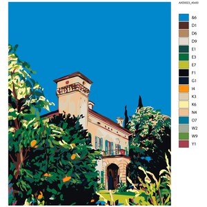 Vintage Painting On Canvas Paint By Your Own DIY Kit Old Town Oil Wall Art Decoration Architecture Acrylic Paint By Numbers For Adult AS0229