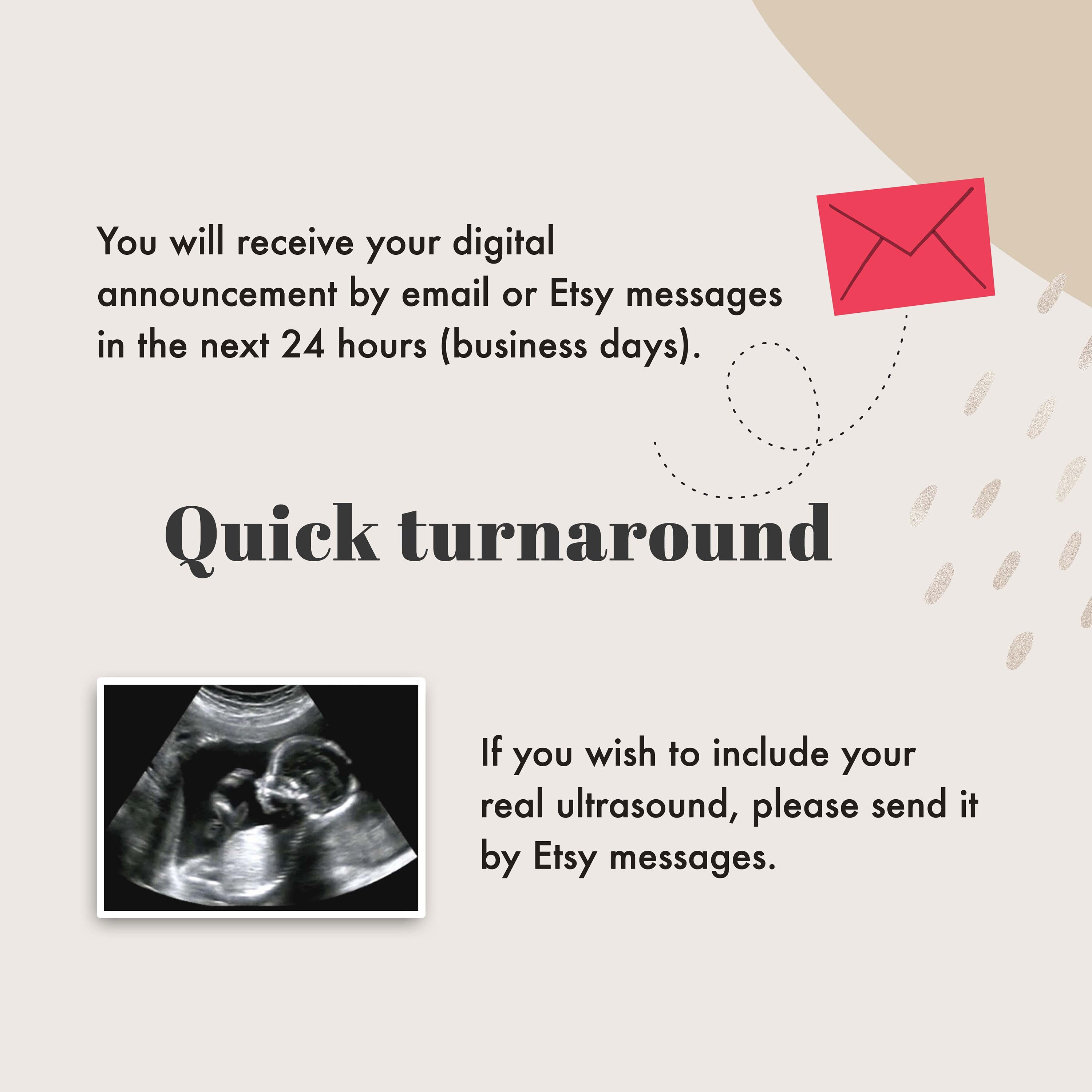 BOXING BABY Pregnancy Announcement for Social Media Box Etsy