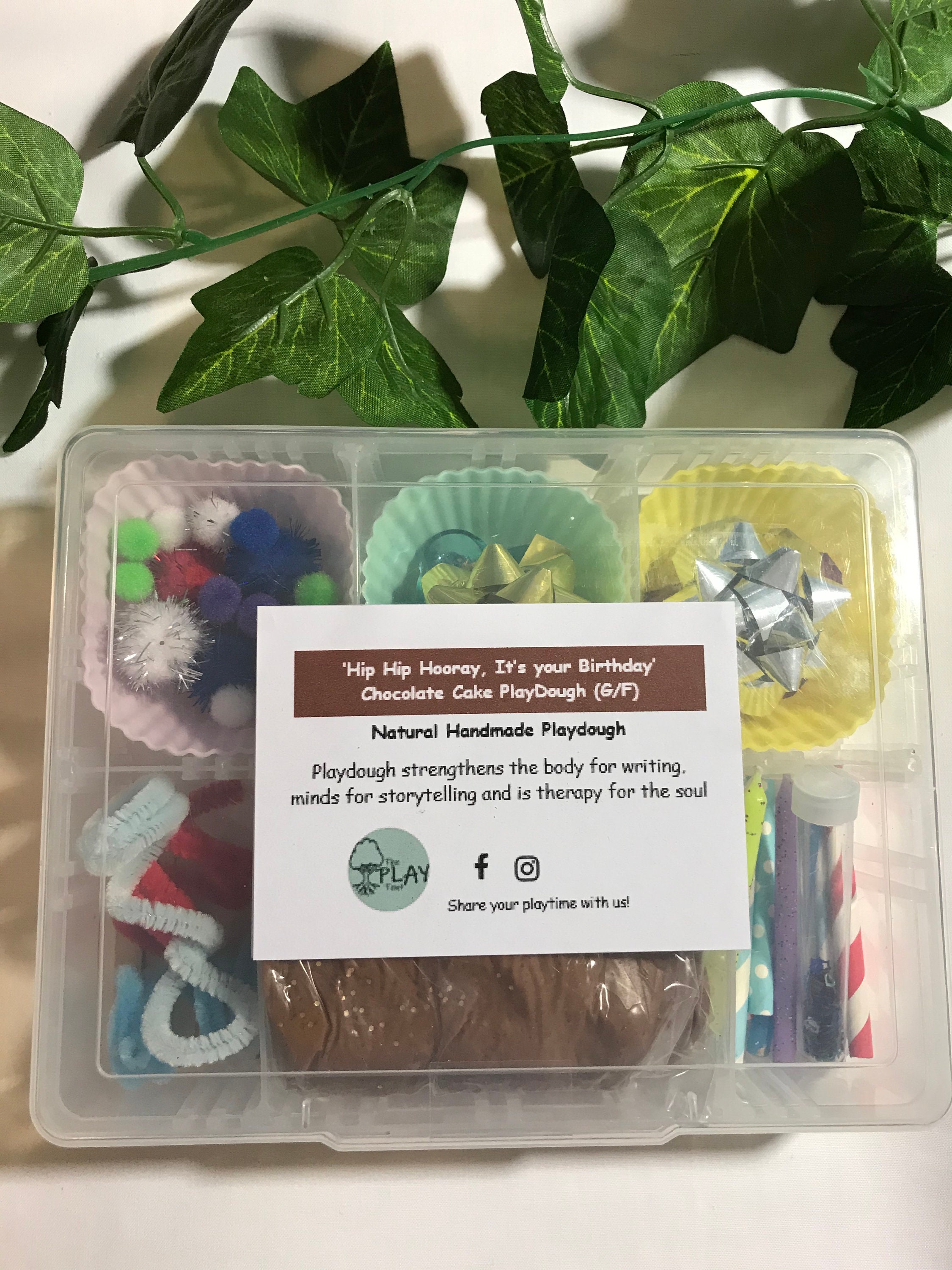 It's Your Birthday party Themed Playdough Kits for Etsy