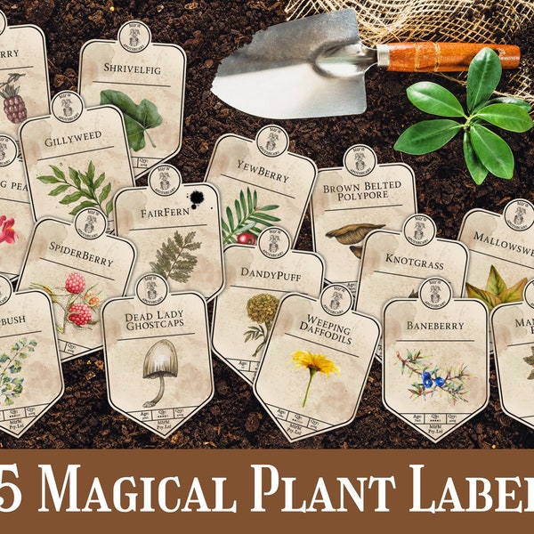 Magical Plant Labels