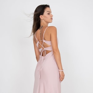 Infinity Dress/Bridesmaid Dress/Boho Wedding Dress/Open Back Dress/Prom Dress/Slip Long Dress/Summer Dress/Vintage Dress/Maxi Dress/AE332