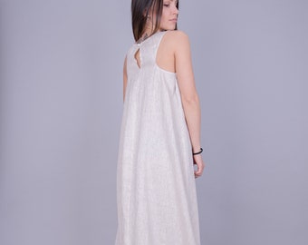 Linen Convertible Dress/Flax Clothing/Flax Dress/Kaftan Maxi Dress/Caftan Dress/Linen Tunic Dress/Loose Linen Dress/Linen Maxi Robe/AE202