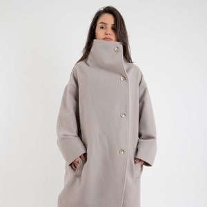Wool Cashmere Coat/Wool Coat/Fashion Jacket/Warm Coat/Warm Coat/Overcoat/Winter Warm Coat/Vintage Coat/Slow Fashion/Cashmere Coat/AE400