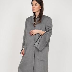 Fashion Jacket/Winter Warm Coat/Wool Cashmere Coat/Winter Elegant Coat/Cozy Jacket/Warm Coat/Plus Size Coat/Winter Wool Coat/Eco Coat/AE376