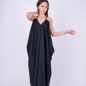 Linen Caftan/Full Length Dress/Beach Kaftan/Linen Kaftan/Maxi Caftan/Loose Linen Dress/Kaftan Maxi Dress/Linen Robe/Linen Beach Dress/AE185