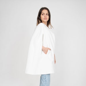 Winter Cape Coat/Fashion Jacket/Wool Cape Coat/Cape Coat/Windproof Jacket/Warm Coat/Plus Size Coat/Vintage Coat/Slow Fashion/AE360