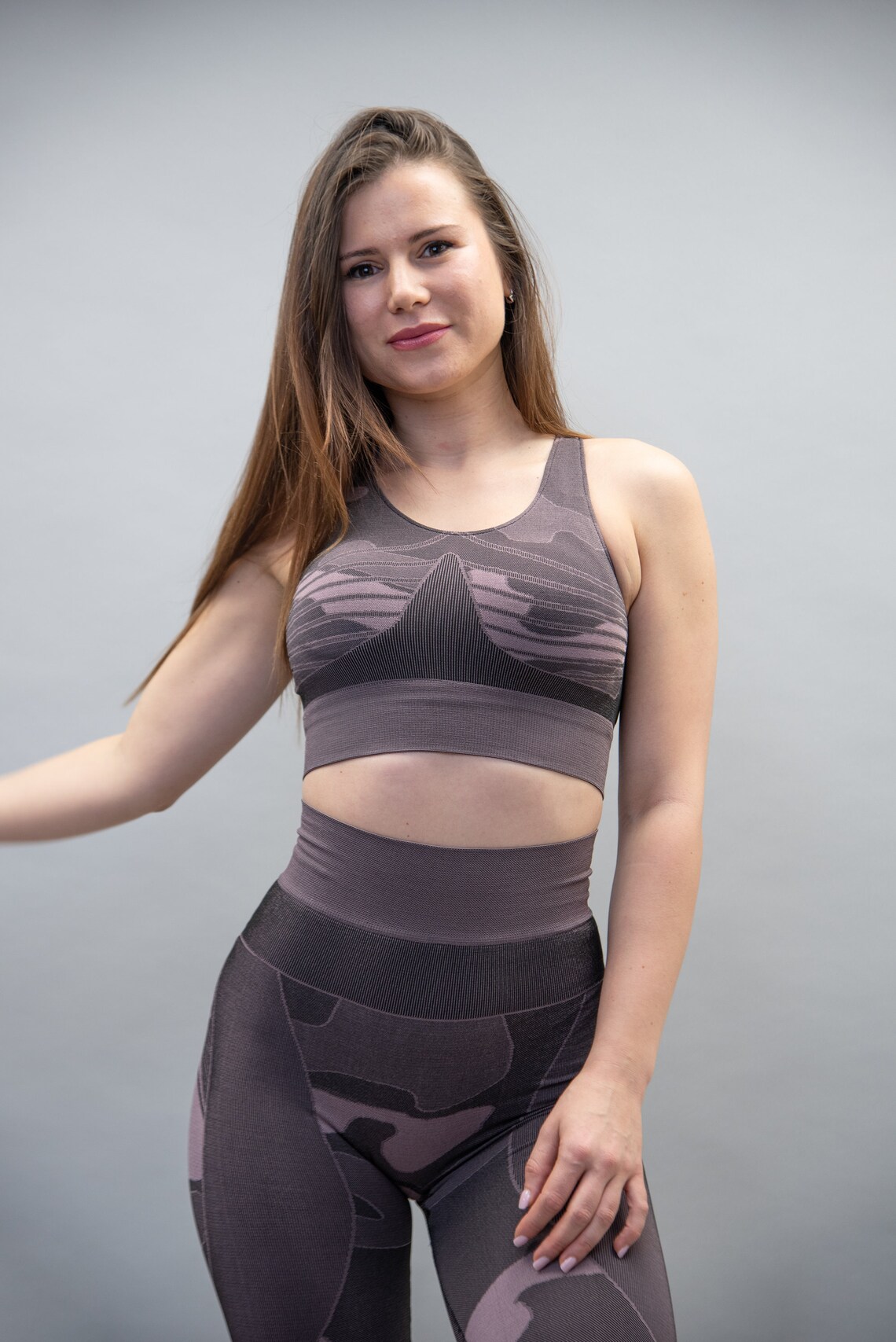 Camouflage Sports Bra/Gym Bra/Fitness Bra/Seamless Fitness Etsy