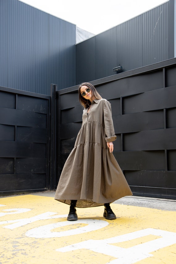 walmart long sleeve black dress Heavy Heart | Black Cowl-Neck Long-Sleeve Maxi Dress