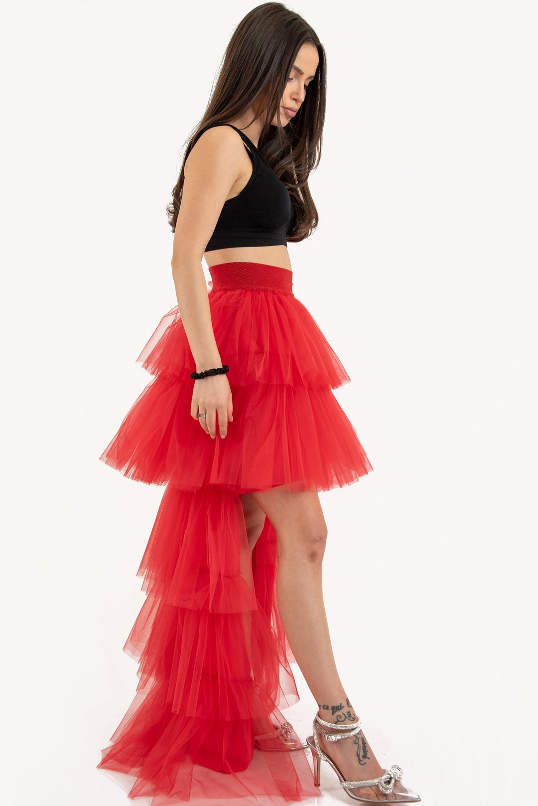 real pics Red Skirts For Party amazing