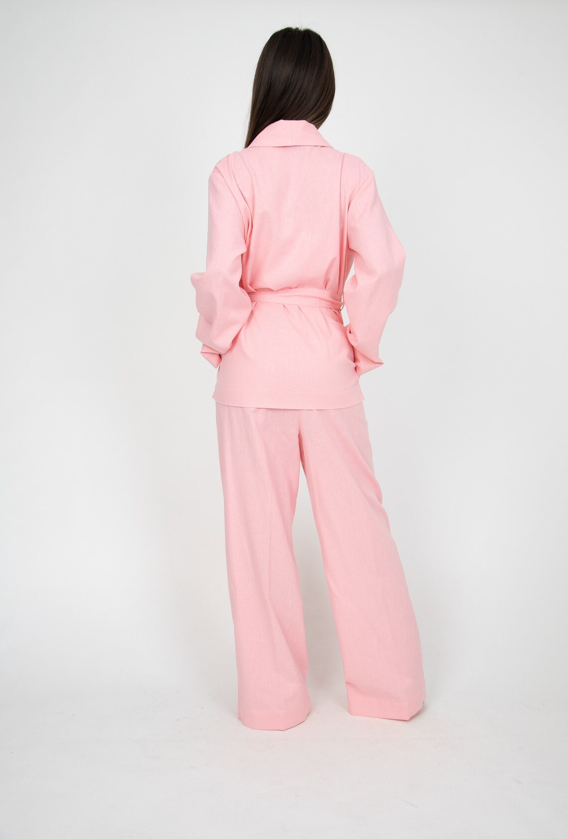 flowy linen pants