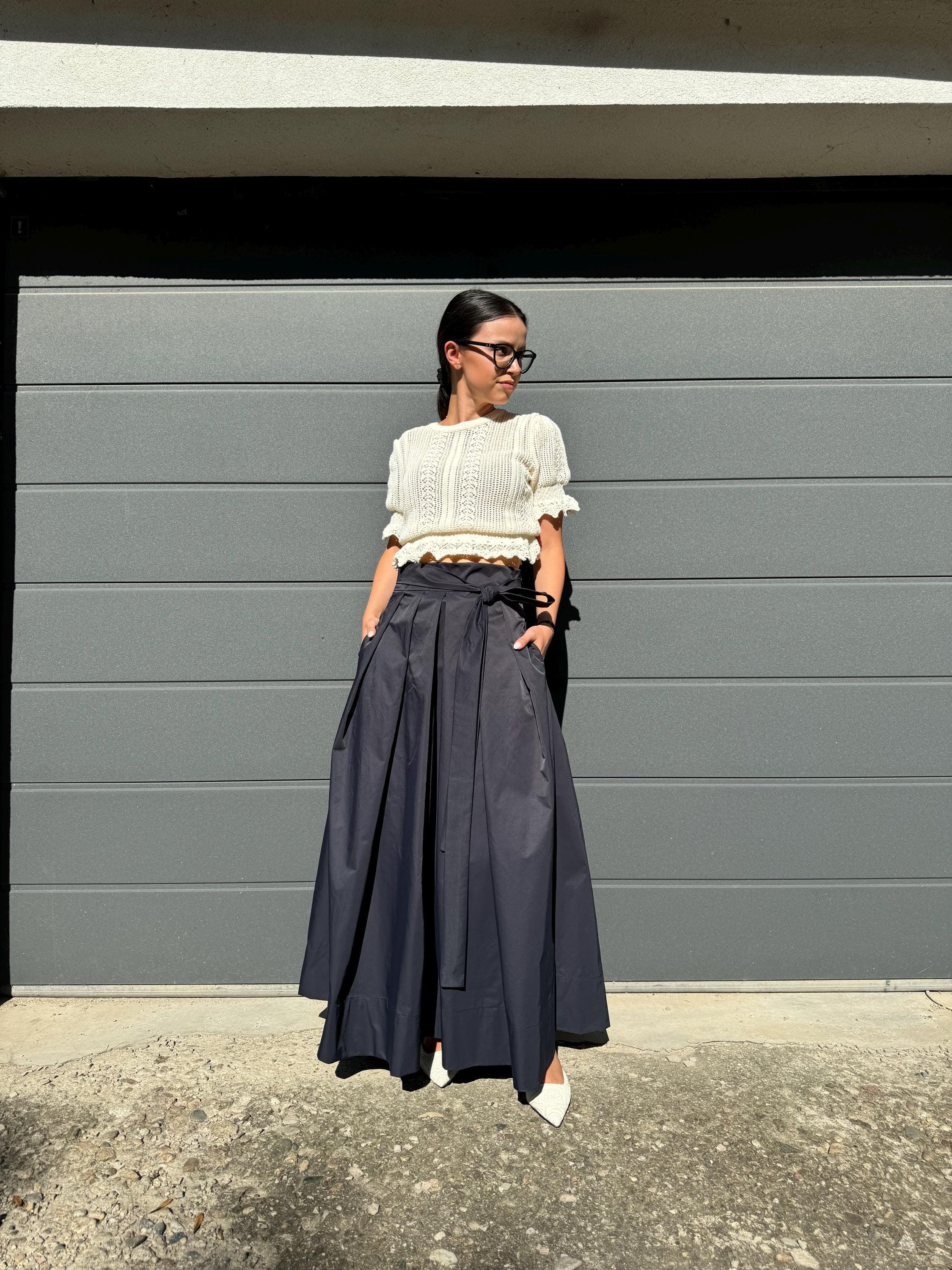 White Taffeta Skirt - Etsy White Taffeta Skirt - Etsy