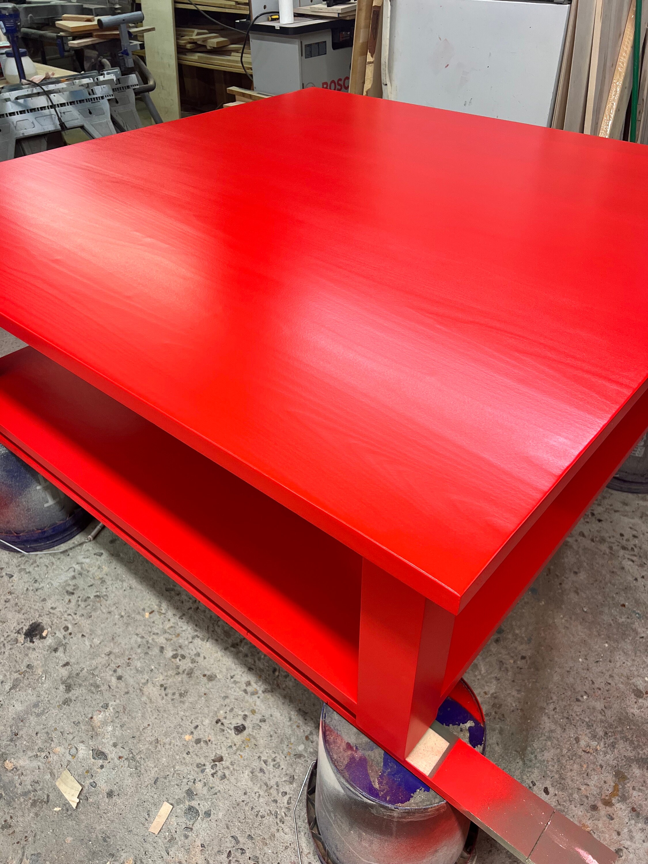 Large Solid Wood Coffee Table Etsy