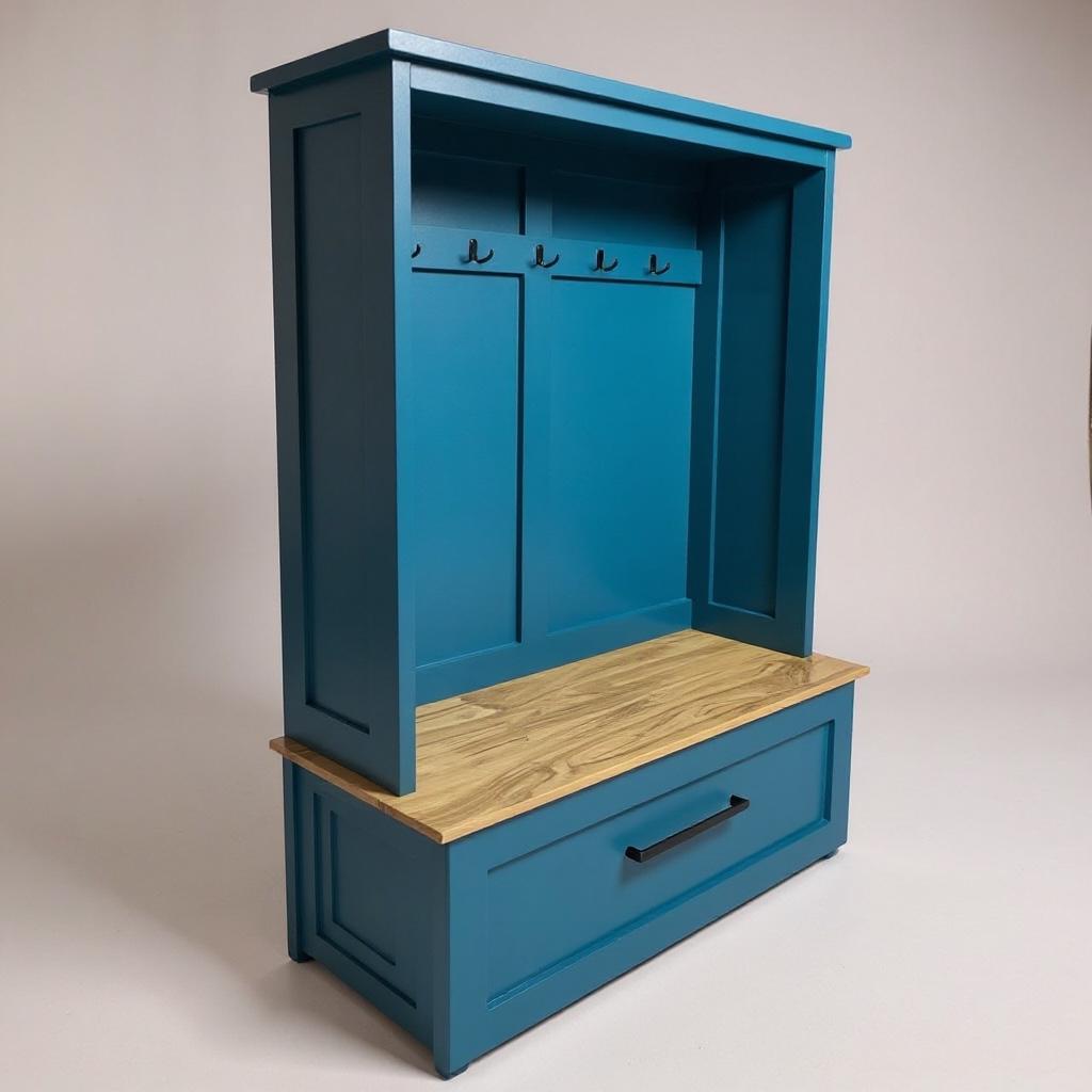 Space Saving Entryway Bench With Optional Topper - Etsy