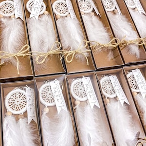 Mini portachiavi acchiappasogni per gli ospiti, bomboniere per matrimoni in stile boho, bomboniere per baby shower in stile boho, bomboniere per feste all'ingrosso