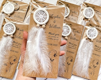 Portachiavi acchiappasogni bomboniere per baby shower, portachiavi boho chic bomboniere - bomboniere uniche per addii al nubilato, matrimoni e battesimi