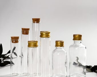 Empty Glass Favor Bottles | DIY Wedding & Party Supplies