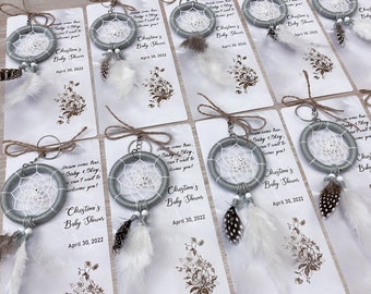 Portachiavi acchiappasogni, bomboniere per baby shower in stile boho, matrimonio in stile boho