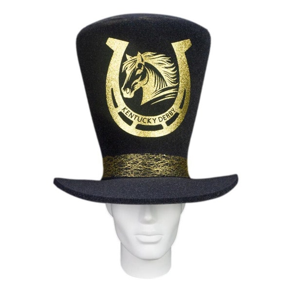 Foam Party Hats  Derby Wide Top Hat - Kentucky Derby Hat - Horse Hat