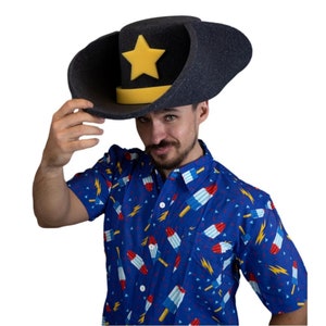 Cappelli da festa in schiuma Cappello da cowboy gigante - Cappello da cowboy fatto a mano - Cappello da cowboy vintage - Cappello da festa da cowboy - Cappello da cowboy per uomo - Cappello da 40 galloni