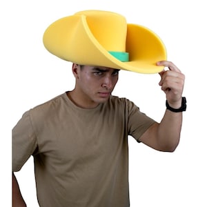 Cappelli da festa in schiuma - Cappello da cowboy gigante di Ferguson - Cappello da cowboy fatto a mano - Cappello da festa in cowboy - Cappello da cowboy per uomo - Cappelli da 40 galloni