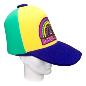 Foam Party Hats - Mardi Gras Trucker Hat - Mardi Gras Outfit - New Orleans Party Hat - Festival Outfit Hat - Mardi Gras Costume