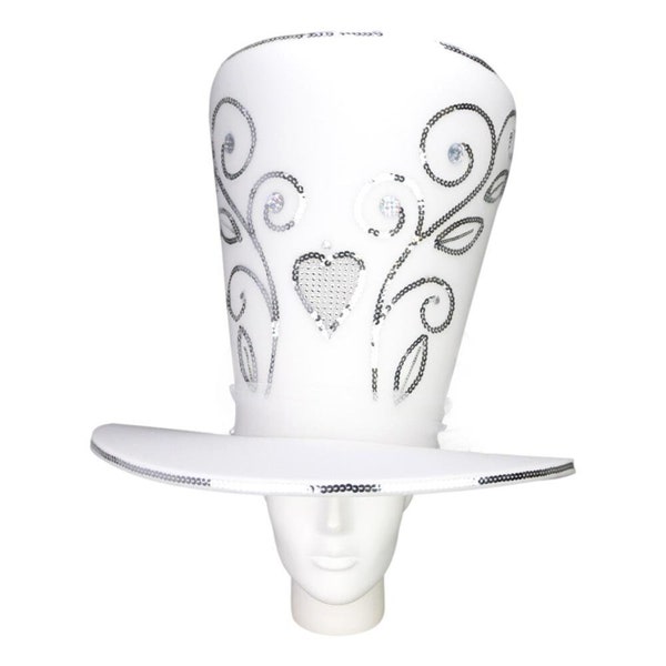 Foam Party Hats Silver Bride Hat - Wedding Party Hat - Bachelorette Party Hat - Personalized Wedding Hat - Bridal Party Hat - Bachelorette