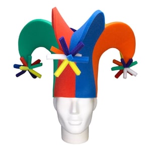 Sombreros de espuma para fiestas de 3 puntos: sombrero de bufón, sombrero de payaso, sombrero de fiesta de circo