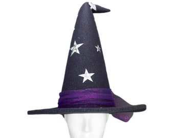 Sombreros de fiesta de espuma Sombrero de bruja - Sombrero de bruja - Disfraz de hada para adulto - Sombrero de bruja - Sombrero de hada - Sombrero de brujería - Sombrero de decoración de bruja