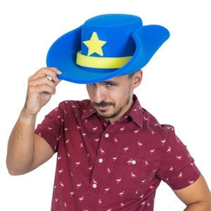 Cappelli da festa in schiuma Cappello da cowboy - Cappello da cowboy vintage - Cappello da cowboy di Dallas - Cappello da festa western - Cappello da cowboy per adulti - Cappello da sceriffo per bambini - Bomboniera per feste