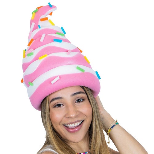 Foam Party Hats Swirl Ice Cream Hat Ice Cream Party Hat Etsy