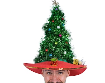 Foam Party Hats Special Christmas Tree Hat - Ugly Christmas Hat - Christmas Decor Hat - Holiday Decor Hat - Christmas Outfit Hat
